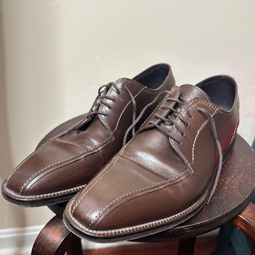 Hugo boss brown mens dress shoes size 9.5
